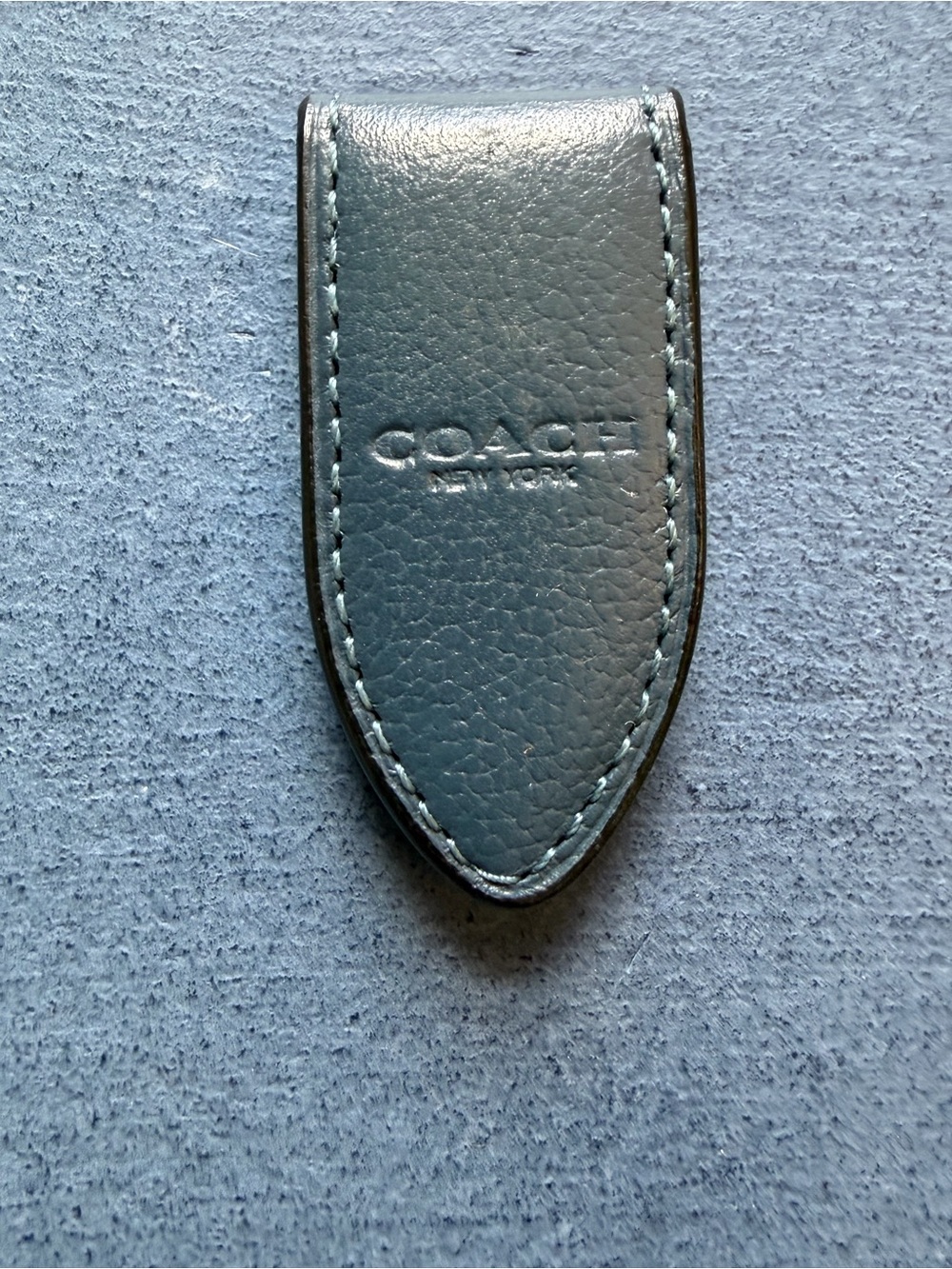 Coach Leather Magnetic Money Clip